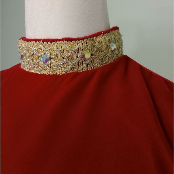 60s velvet evening set - Picture 6 of 9